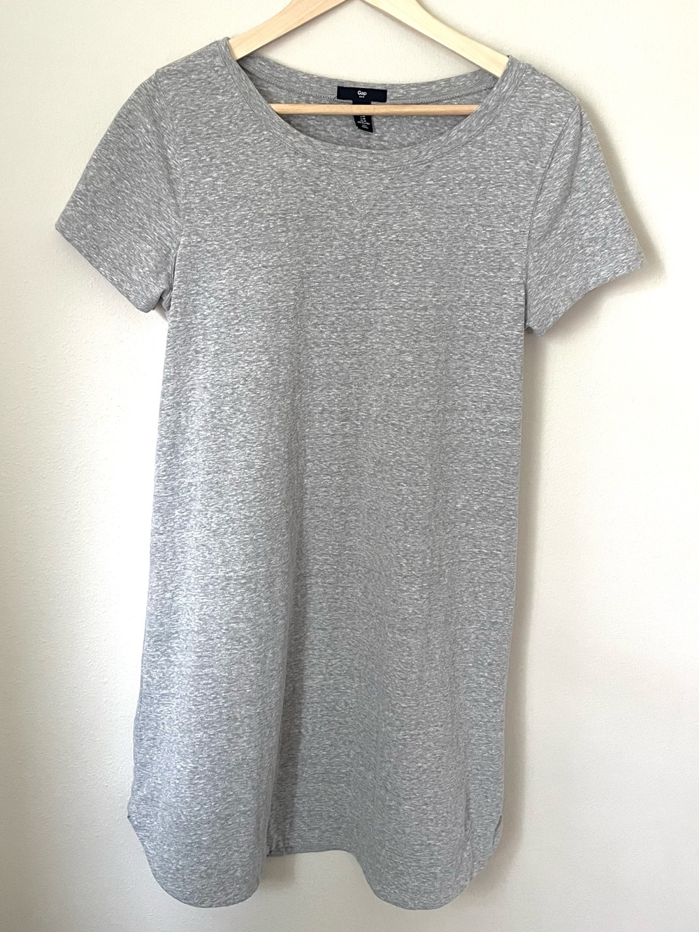 GAP - Gray Heather Casual Tee Midi Dress - Size M